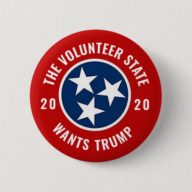 Tennessee for Trump 6 Cm Round Badge (Front)
