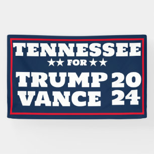 Tennessee for Trump Vance 2024 Banner