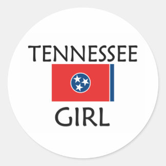 TENNESSEE GIRL CLASSIC ROUND STICKER