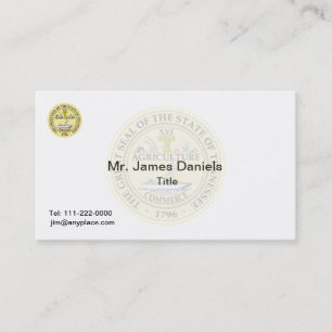 Tennessee Great Seal Business Card