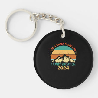 Tennessee Great Smoky Mountains Family Vacation Key Ring