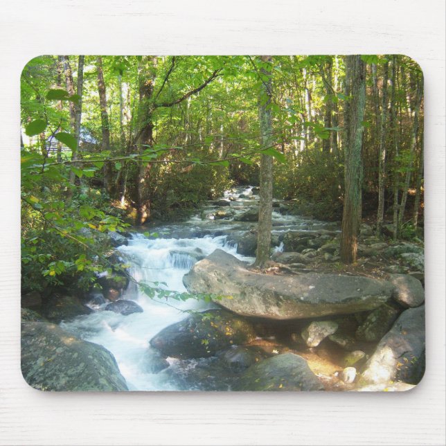 Tennessee Great Smoky Mountains Park scenic view Mouse Mat (Front)