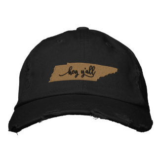 Tennessee Hey Y'all Hat - Black
