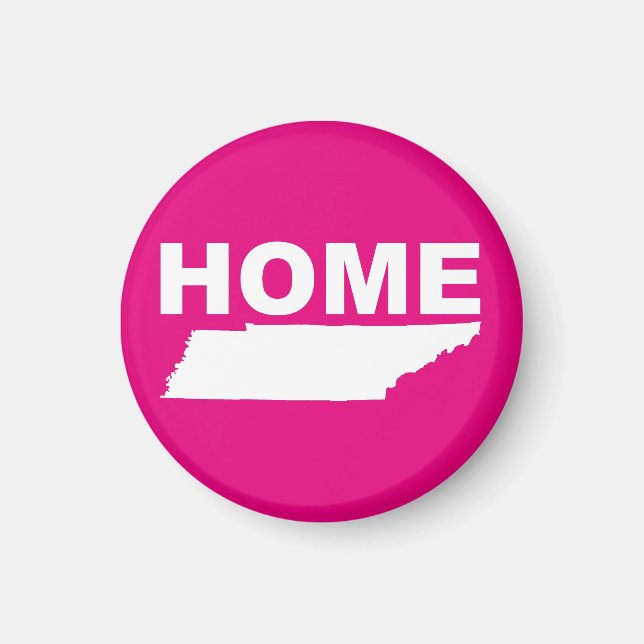 Tennessee Home Away From State Fridge Magnet (Front)