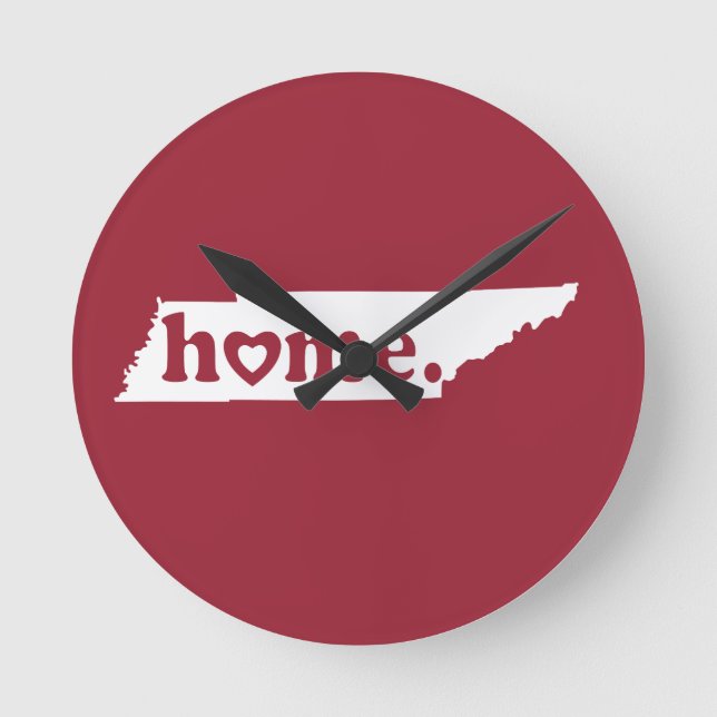 Tennessee Home Round Clock (Front)