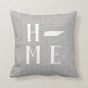 Tennessee Home State Throw Pillow
