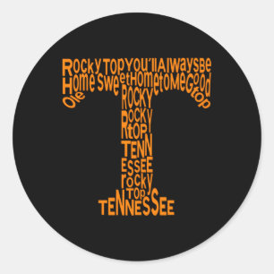 Tennessee Home Sweet Home Tennessee Sport Classic Round Sticker