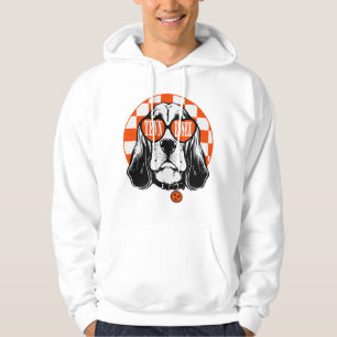 Tennessee Hound Orange White Rocky Top TN Dog