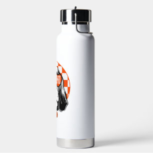 Tennessee Hound Orange White Rocky Top TN Dog Water Bottle