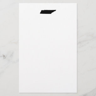 Tennessee in Black Stationery