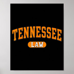Tennessee law tennessee bar graduate gift lawyer poster