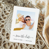 Tennessee Map Photo Wedding Save the Date Card