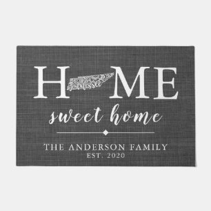 TENNESSEE Personalised State Doormat