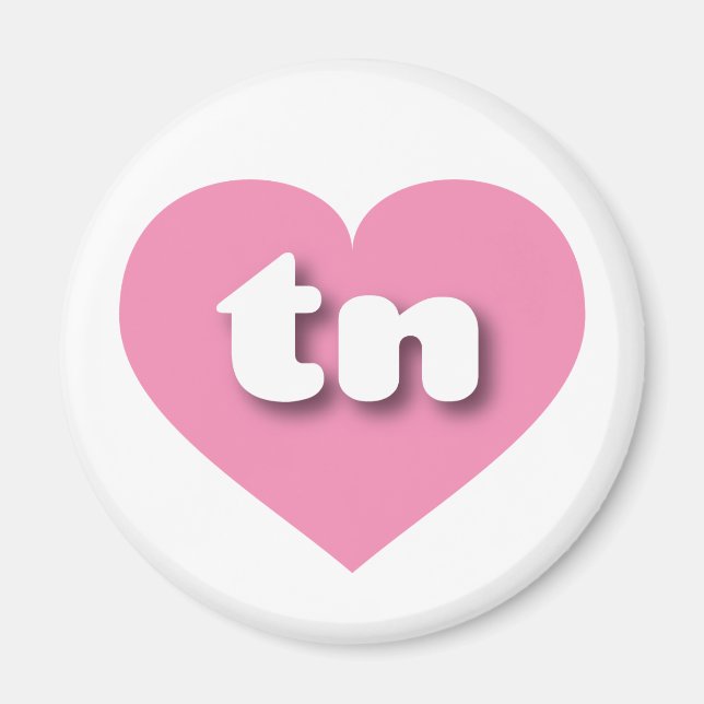 Tennessee pink heart - I love tn Magnet (Front)