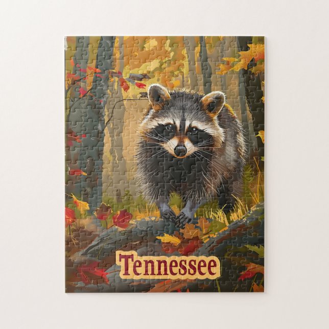 Tennessee Racoon Jigsaw Puzzle (Vertical)