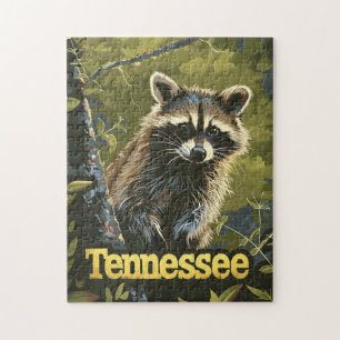 Tennessee Racoon Jigsaw Puzzle