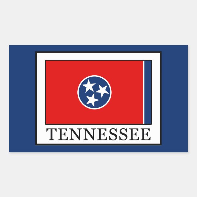 Tennessee Rectangular Sticker (Front)