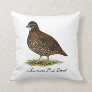 Tennessee Red Quail Cushion