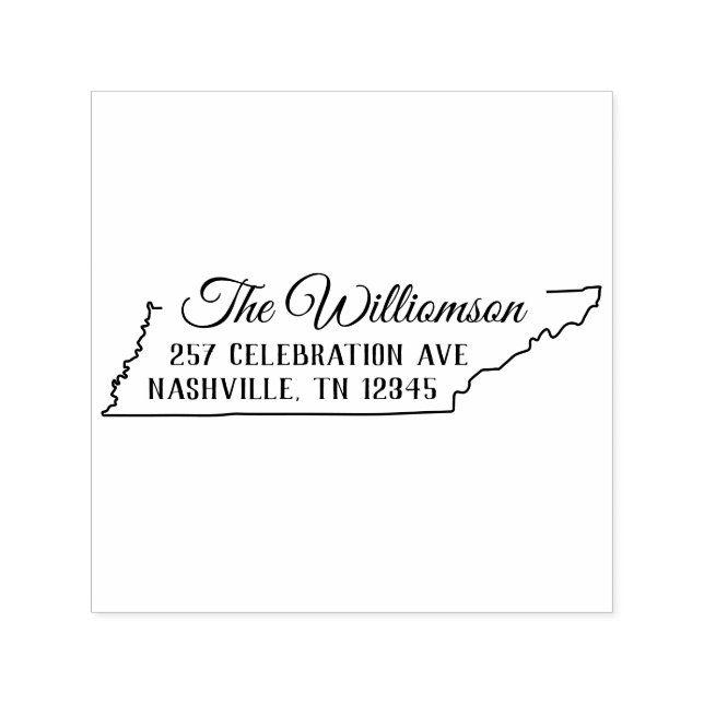 Tennessee Return Address Stamp Self-Inking (Design)