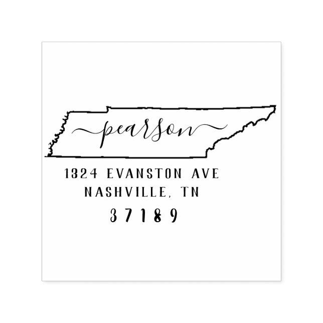 Tennessee Return Address Stamp Self-Inking (Design)