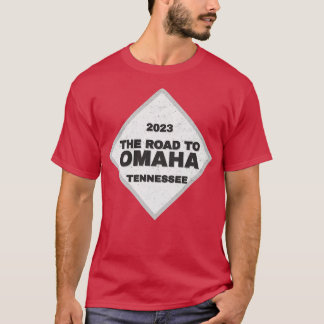 Tennessee Road To Omaha College Baseball CWS 2023 T-Shirt