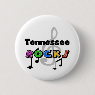 Tennessee Rocks 6 Cm Round Badge