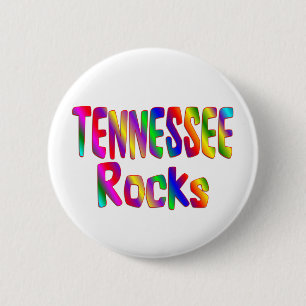 Tennessee Rocks 6 Cm Round Badge