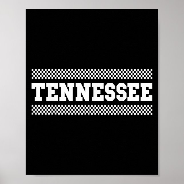 Tennessee Shirts. Tn Us College Font For Men Women Poster (Front)