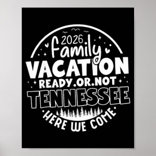 Tennessee Smoky Mountains Family Vacation Poster