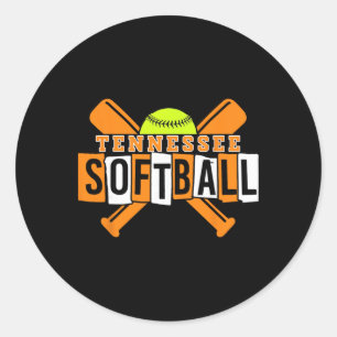 Tennessee Softll _5 Classic Round Sticker