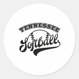 Tennessee Softll - Softll Fan Classic Round Sticker