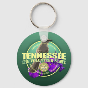 Tennessee State Bird & Flower Key Ring