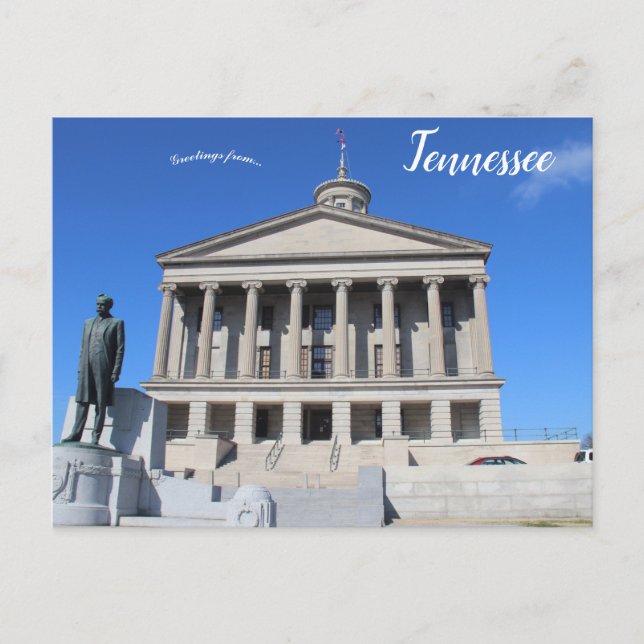 Tennessee State Capitol Nashville Tennessee Postcard (Front)