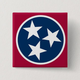 Tennessee State Flag 15 Cm Square Badge