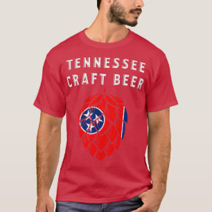 Tennessee State Flag Craft Beer Beer Lovers Tee