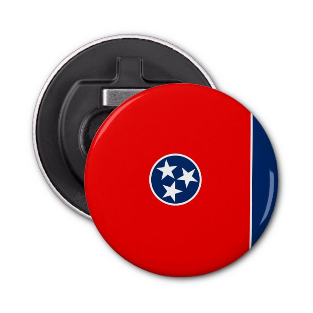 Tennessee State Flag Design Bottle Opener (Front)