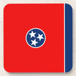 Tennessee State Flag Design Coaster