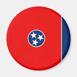 Tennessee State Flag Design Magnet