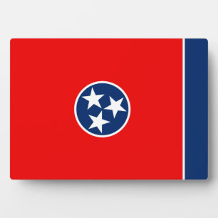 Tennessee State Flag Design Plaque