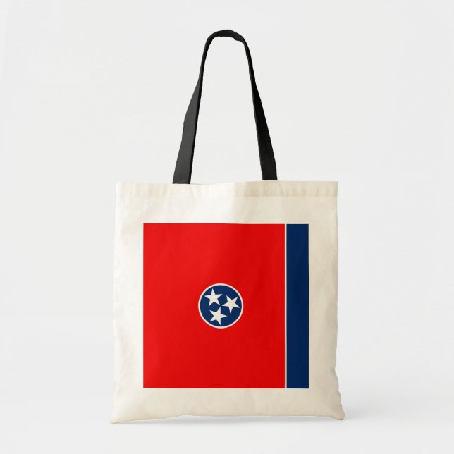 Tennessee State Flag Design Tote Bag (Front)