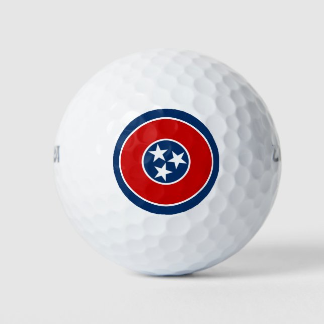 Tennessee State Flag Golf Balls (Front)