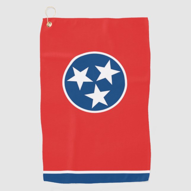 Tennessee State Flag Golf Towel (Front)
