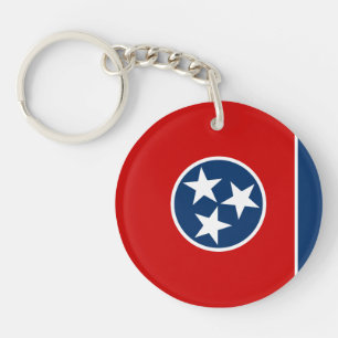 Tennessee State Flag Key Ring