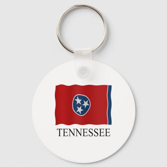 Tennessee State Flag Key Ring (Front)