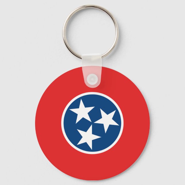 Tennessee State Flag Key Ring (Front)