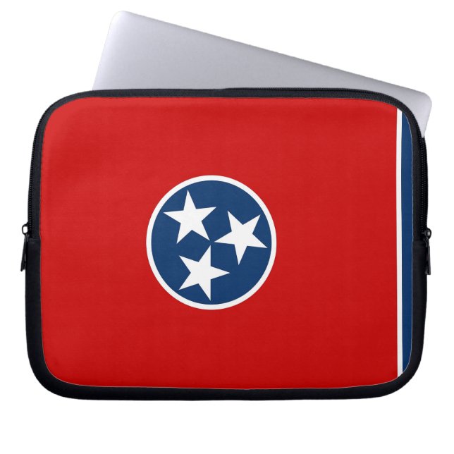 Tennessee State Flag Laptop Sleeve (Front)