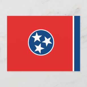 Tennessee State Flag Postcard