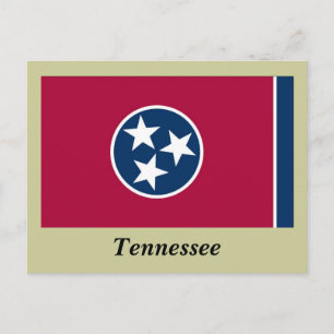 Tennessee State Flag Postcard