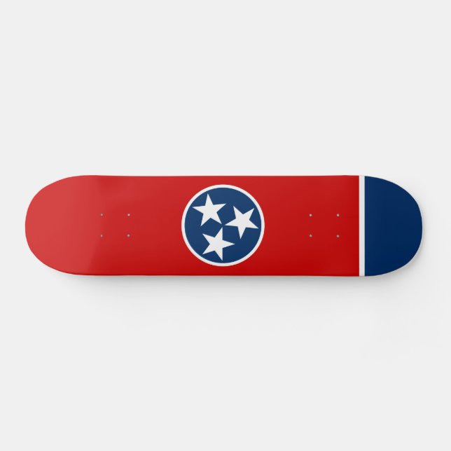 Tennessee State Flag Skateboard (Horz)