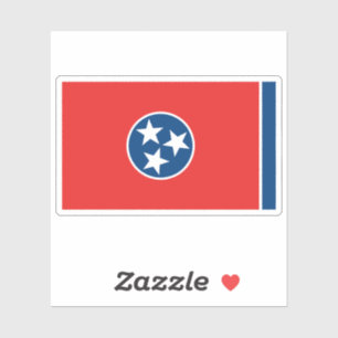 Tennessee State Flag Sticker